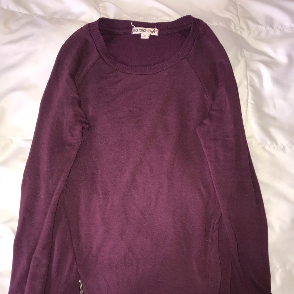 KOHLS/AWESOMENESS TV collab Purple sweater